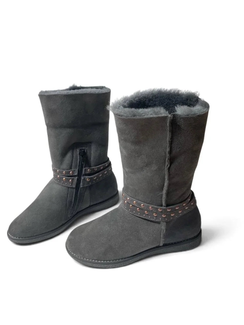 Monnalisa Shearling Tall Boots 34 3 US
